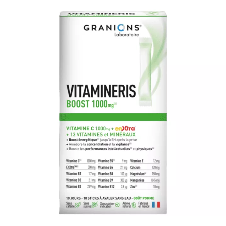 Granions vitamineris Boost 1000 mg 10 Sticks