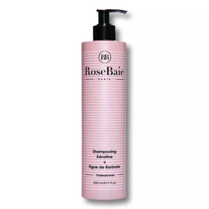 RoseBaie Shampoo mit Keratin und Kaktusfeigen 500 ml