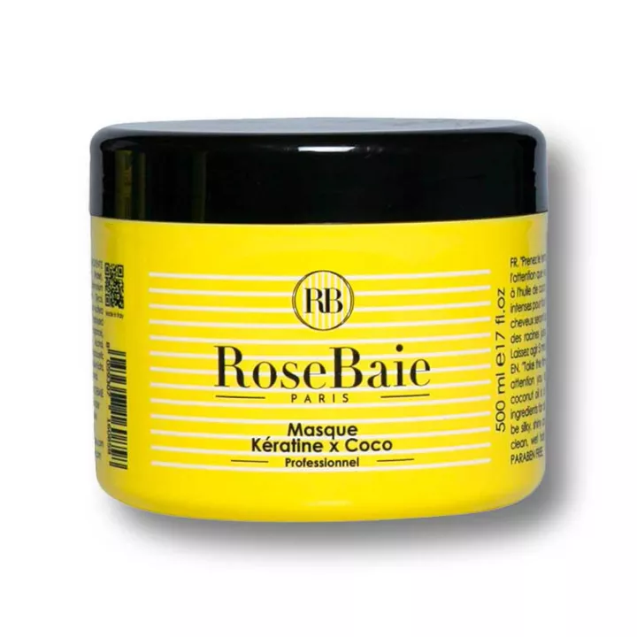 RoseBaie Kokosnuss-Keratin-Maske 500 ml