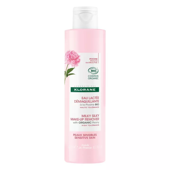 Klorane Pivoine Eau Lactée Démaquillante Bio