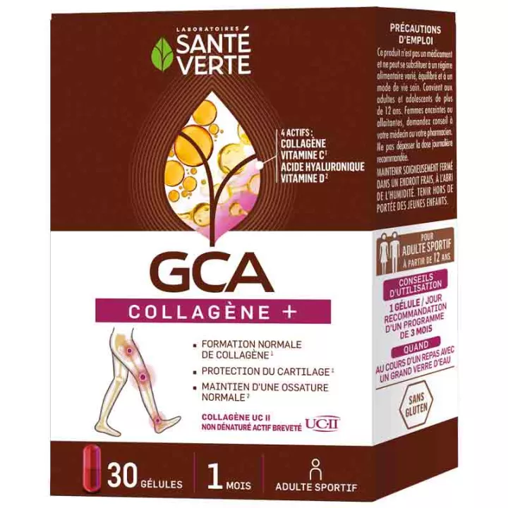 Santé Verte GCA Colágeno + 30 Cápsulas