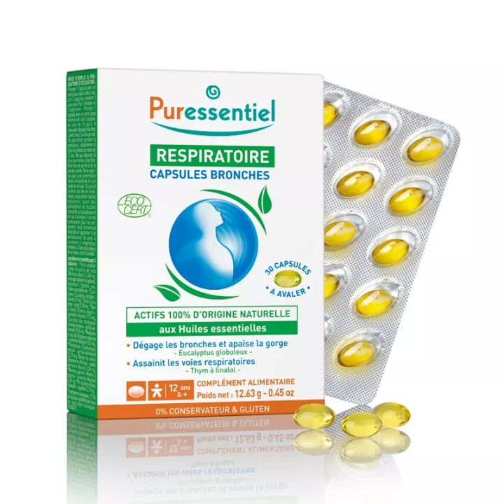 Puressentiel Respiratoire Organische Bronchiën Capsules