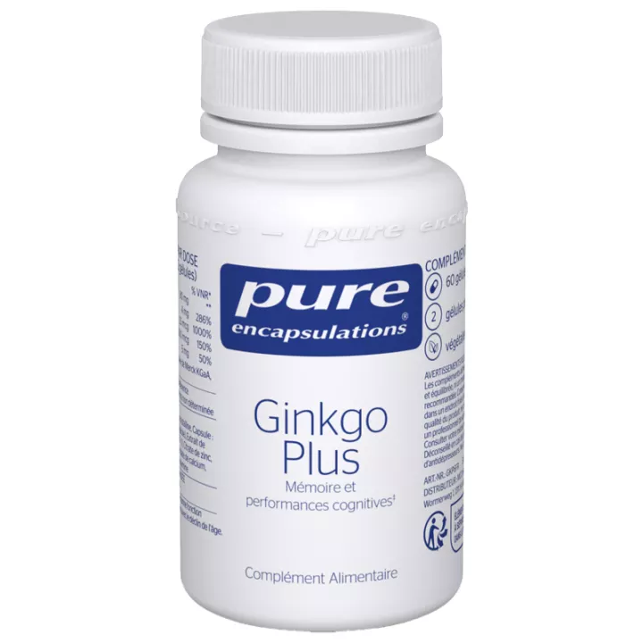 Pure Encapsulation Ginkgo Plus 60 Kapseln