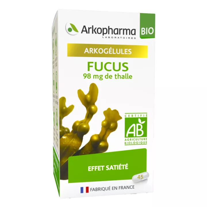 Arkogélules Fucus Effet Satiété Organic