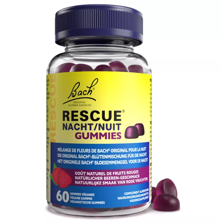 Rescue Night Gummies Rote Früchte x60