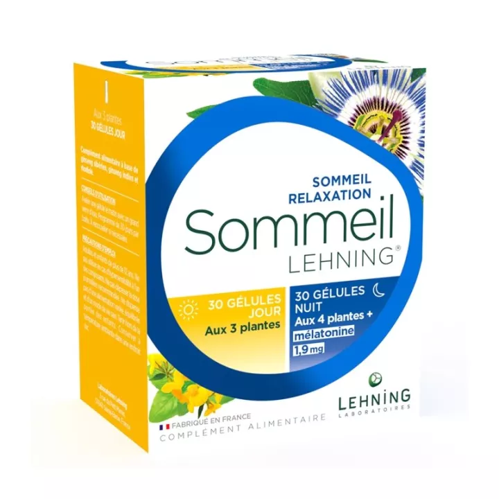 Sommeil Lehning Jour & nuit 60 gélules