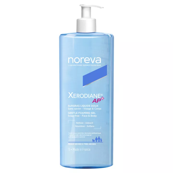 Noreva Xerodiane Ap+ Gel Surgras Liquide Moussant 1l