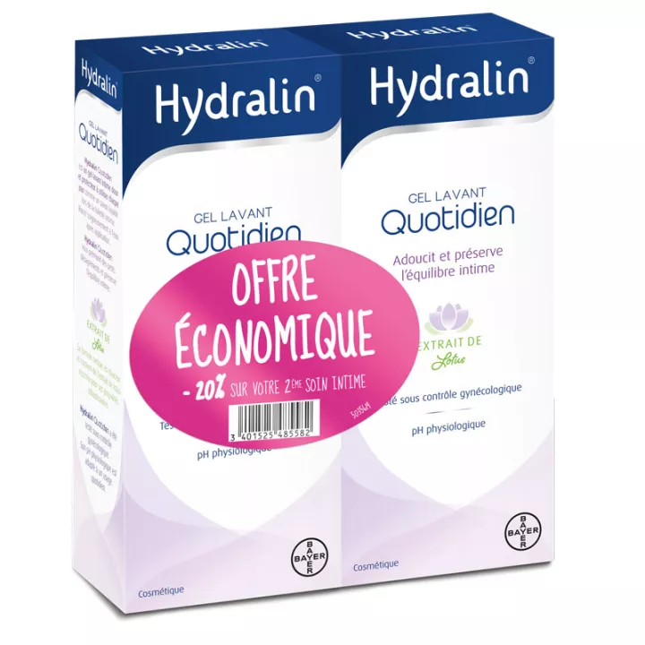 Hydralin Quotidien Savon liquide Lot économique 2 x 200ml