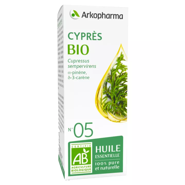 Органическое эфирное маслоArko-Essentiel Olfae Cyprés n ° 5 Arkopharma 10 мл