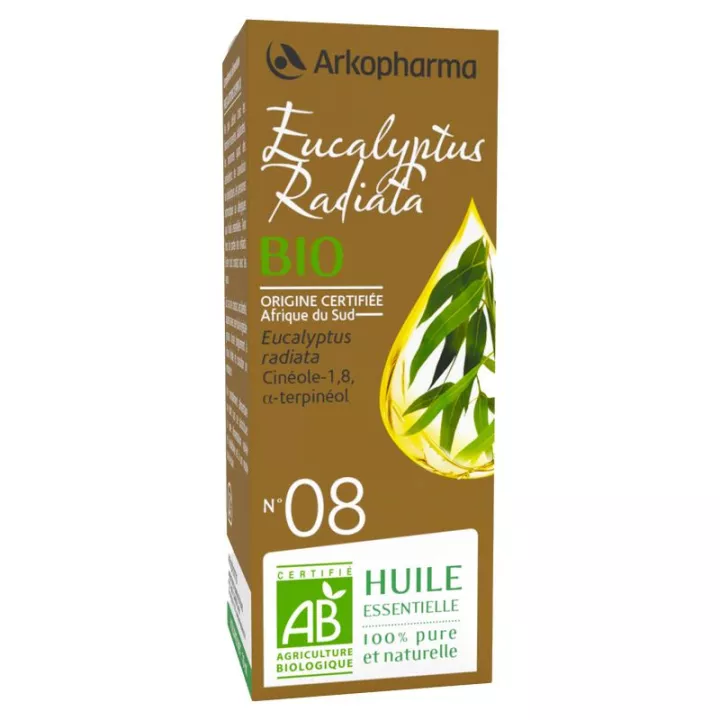 Olio essenziale biologico diArko-Essentiel Olfae Eucalyptus Radiata No. 8 Arkopharma 10ml