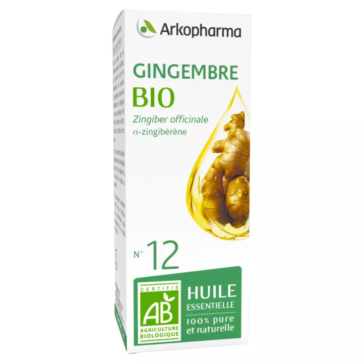 Aceite esencial de jengibre orgánicoArko-Essentiel Olfae n ° 12 Arkopharma 5 ml