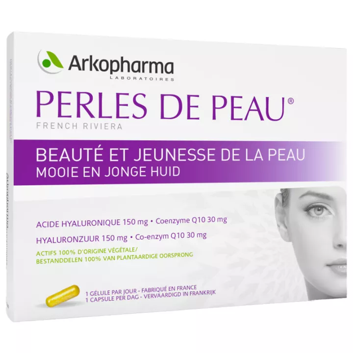 Pele Pearls Ácido Hialurônico 120mg 30 Cápsulas Arkopharma