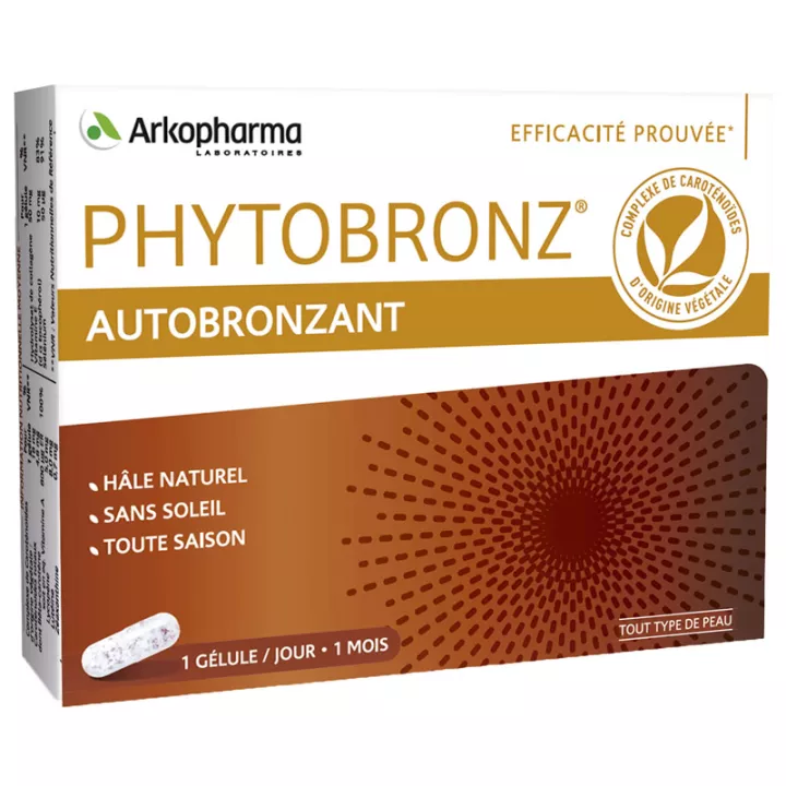 Phytobronz Autobronzant Hâle Naturel 30 Gélules