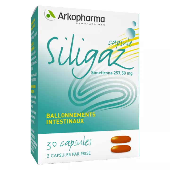 SILIGAZ ARKOPHARMA bloating CAPSULES