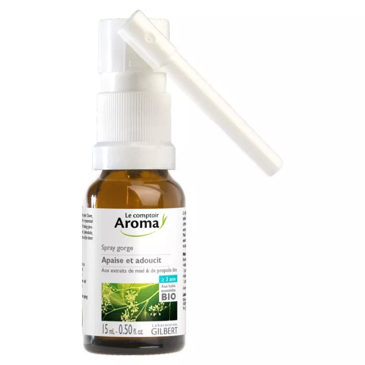 Le Comptoir Aroma Throat Spray Soothes and Softens