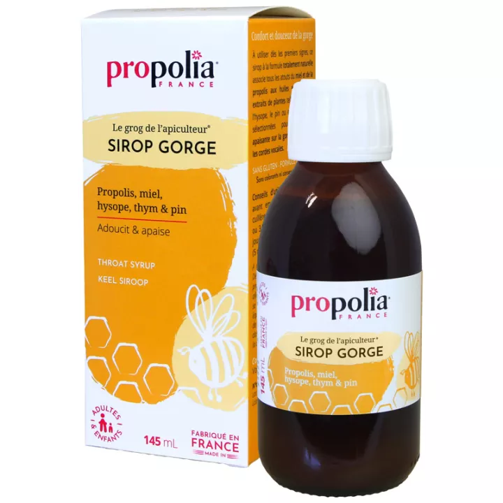 Propolia SIROP GORGE Propolis Miel Citron 145 mL