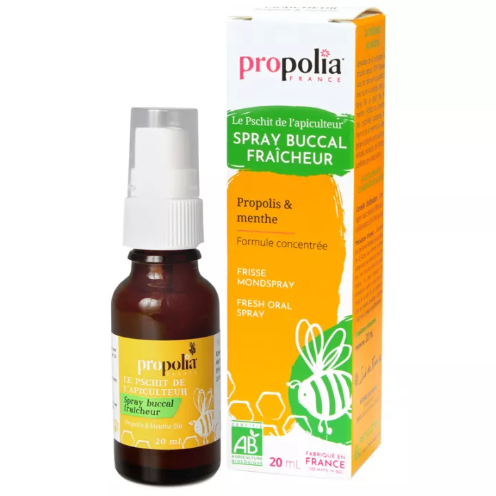 Propolia Spray Buccal Fraîcheur Bio Formule Concentrée 20 ml
