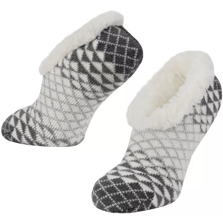 Airplus Slippers Femme Chaussons Noir