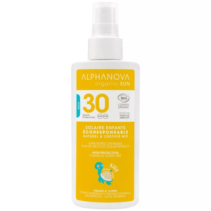 Alphanova Organic Sun Sray Solaire Enfant Bio SPF30 125 ml