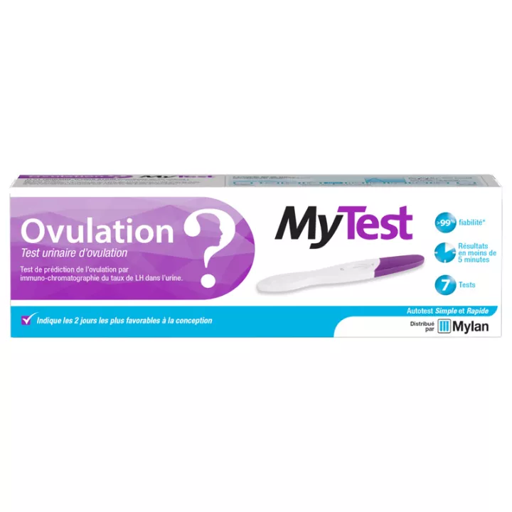 Mylan MyTest Ovulación Prueba de ovulación en orina 7 pruebas