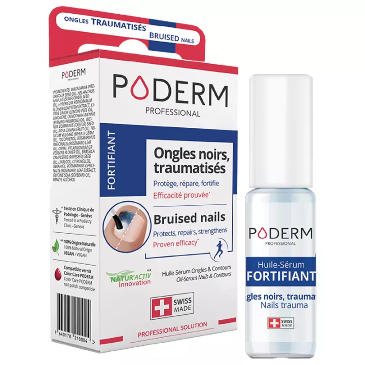 Poderm Fortificante Uñas Negras Traumatizadas 8ml