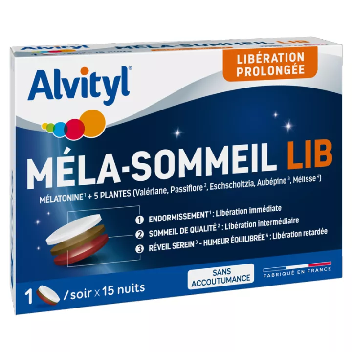 Alvityl Mela-Slaap Lib 15 tabletten