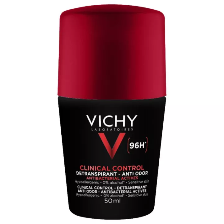 Шариковый деперспирант Vichy Homme Clinical Control 96 часов, 50 мл