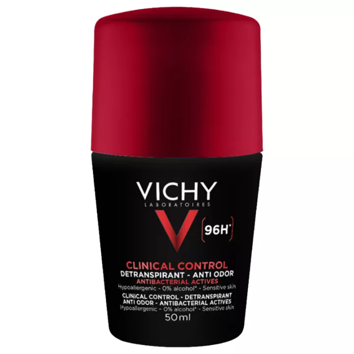 Vichy Homme Clinical Control 96h Detraspirante Roll-On 50 ml