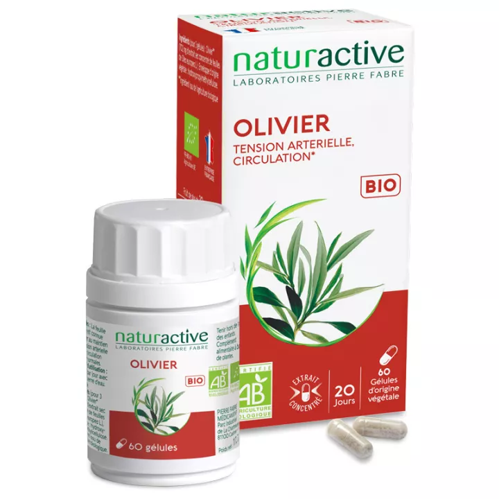 Naturactive Olivier Blood Pressure Circulation Organic 60 Capsules