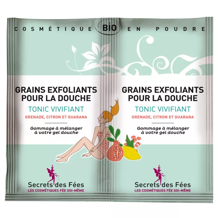 Secrets des Fées grains exfoliants pour la douche TONIC VIVIFIANT 5G