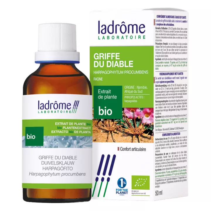 Ladrôme Estratti vegetali biologici Artiglio del diavolo 50ml