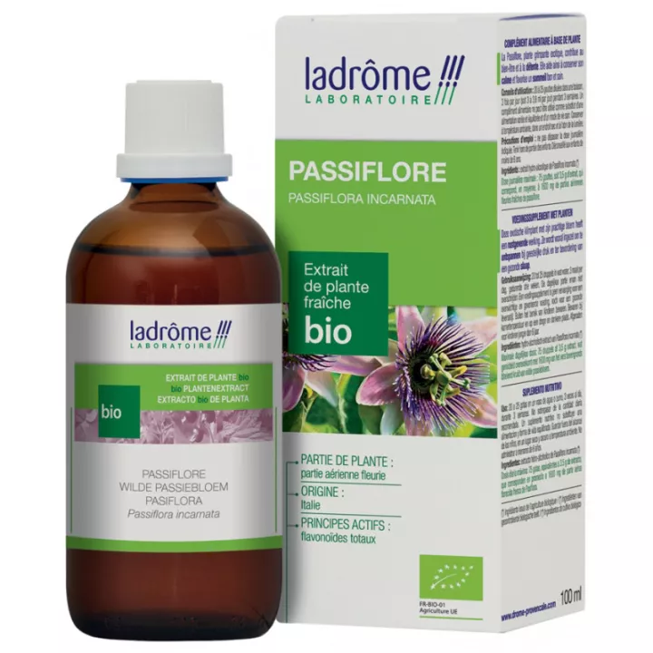 Ladrôme Estratti di piante fresche biologiche Passiflora