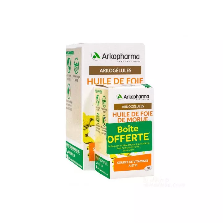 Arkocaps Lebertran Quelle der Vitamine A und D