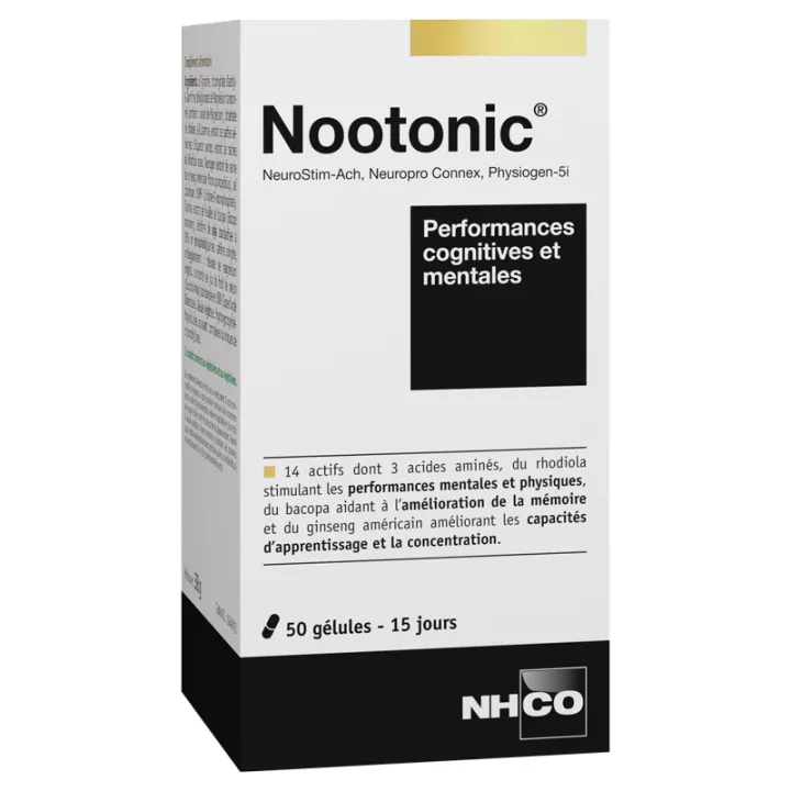 NHCO Nootonic Performances Cognitives et Mentales 50 gélules