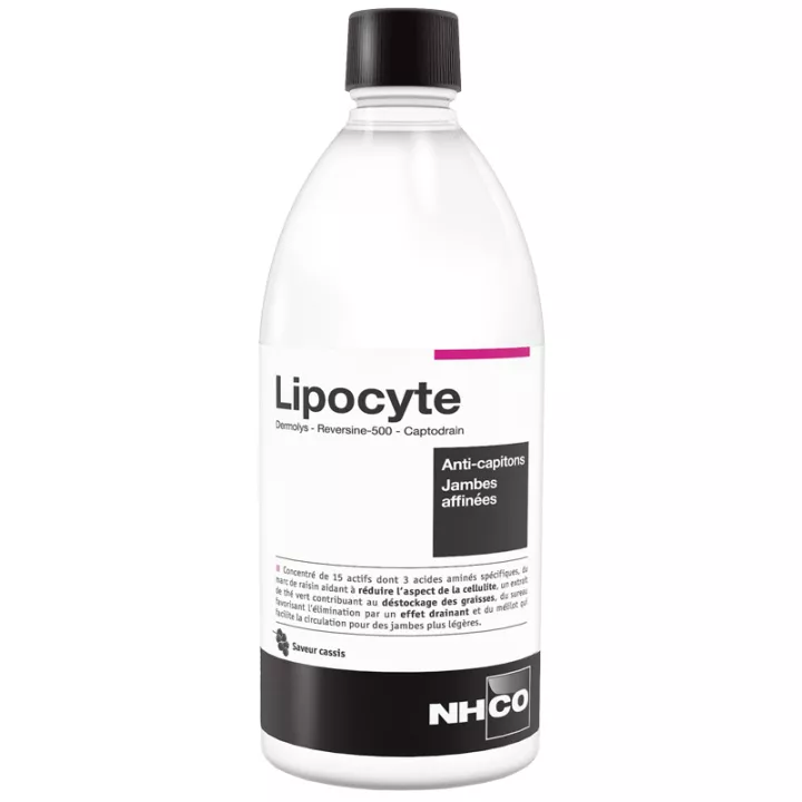 NHCO Lipocyte Anti-Cellulite Adelgaçante Pernas Groselha Preta 500 ml