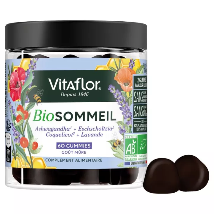 Vitaflor Bio Sommeil 60 Gommes 