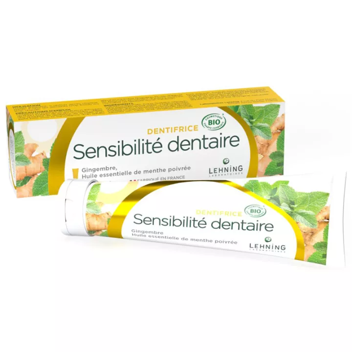 Lehning Pasta de Dientes Orgánica Sensibilidad Dental 80g