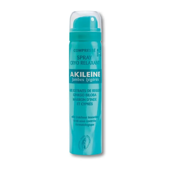 Akileine Spray Cryo Relaxant Jambe Légère 75 ml