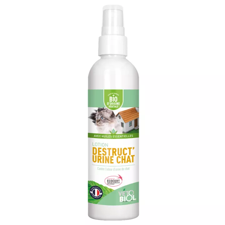 Vetobiol Lotion Destruct 'Urine Cat geurvernietiging