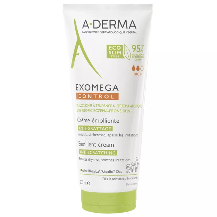 A-Derma Exomega Control Anti-jeuk verzachtende crème 200ml