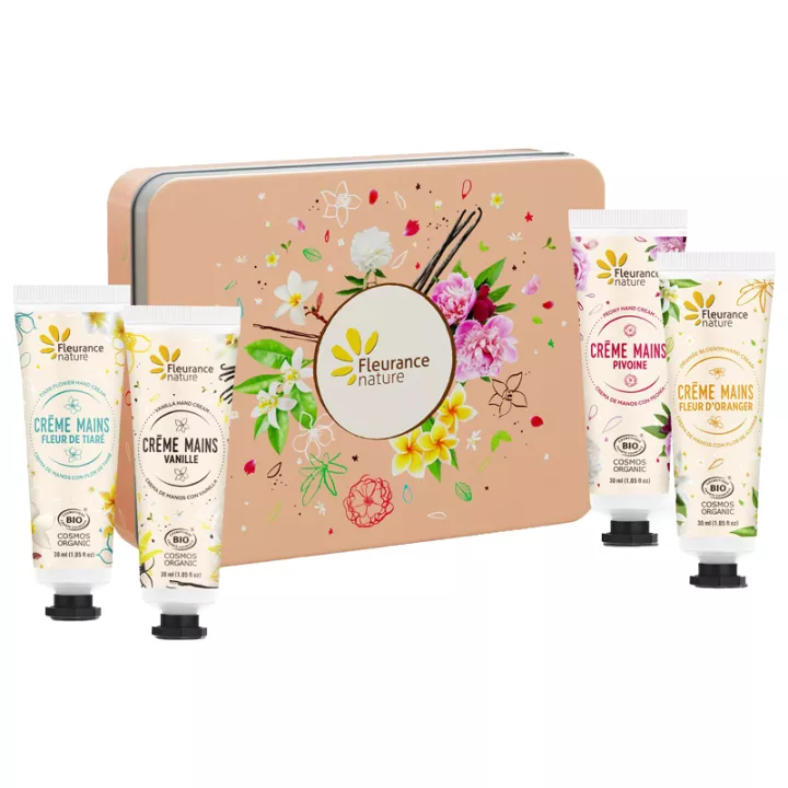 Fleurance Coffret Mains Bio 30 ml Evasion Florale