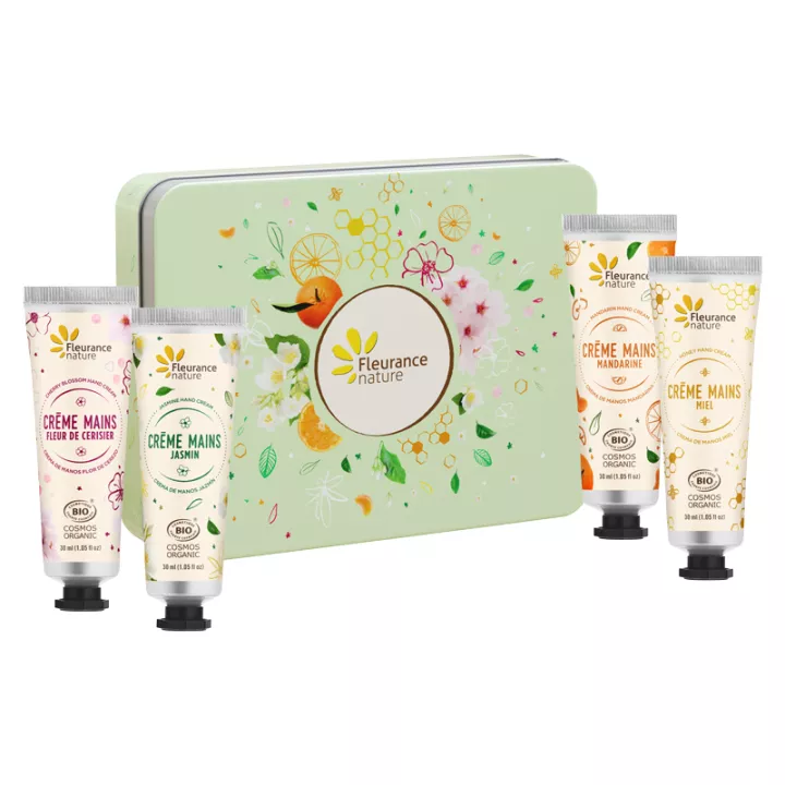 Fleurance Coffret Mains Bio 30 ml Éveil des Sens