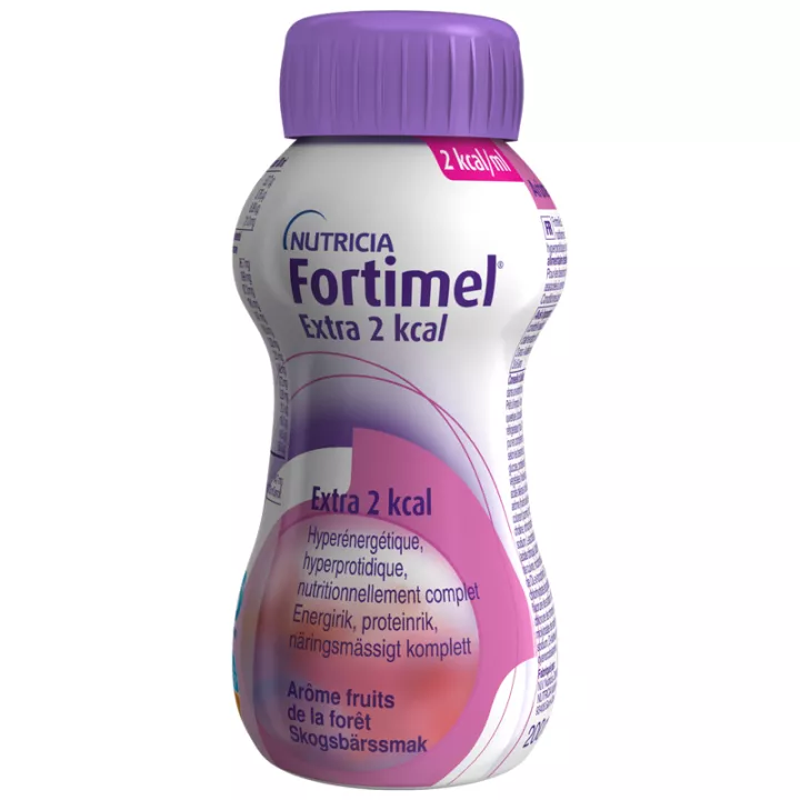 Nutricia Fortimel Extra 2 kcal 4 x 200 ml Fruits de la Forêt
