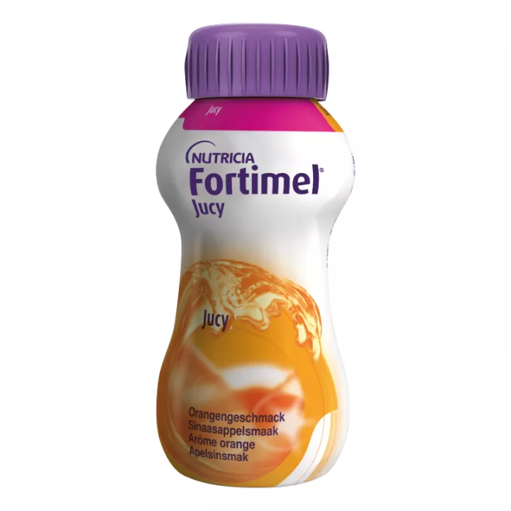 Nutricia Fortimel Jucy 4 x 200 ml Goût Orange