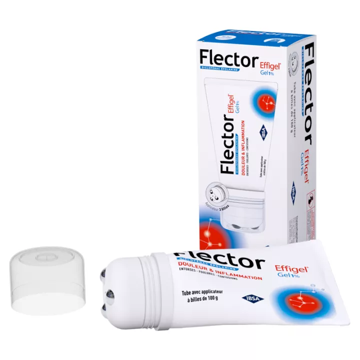 Gel Aplicador Roll-on Flector Effigel 1% 100 g