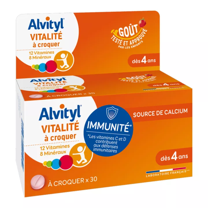 Alvityl Vitality 30 Comprimidos Mastigáveis
