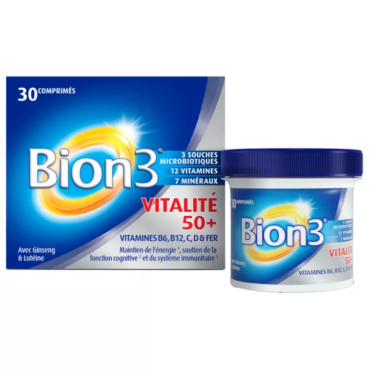 Bion 3 Vitality 50+ Vitamine B6, B12, C, D e Ferro