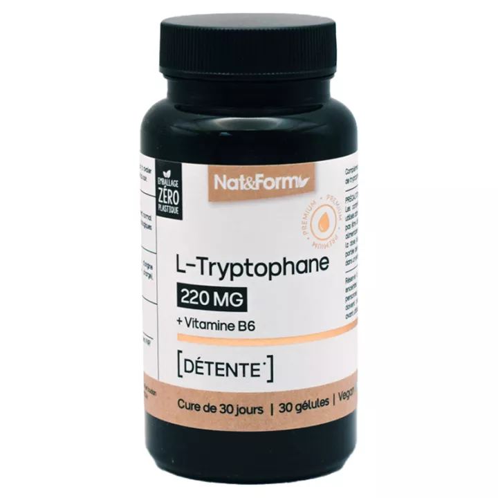 Nat&Form Nutraceutical L-Tryptophan 30 Capsules