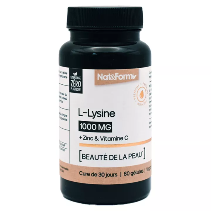 Nat&Form Nutraceutical Lysine 60 Capsules