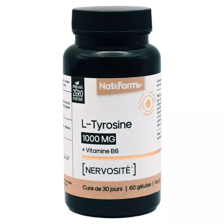 Nat&Form Nutraceutical Tyrosine 60 Capsules